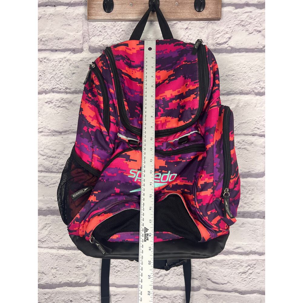 Speedo Unisex 35L Teamster Digital Camo Backpack Swim Bag Athleisure Outdoor Y2K - Picture 13 of 13